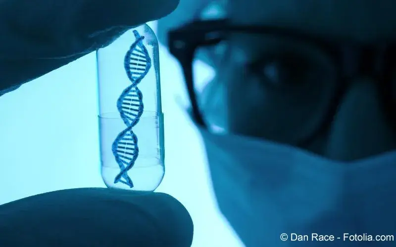 Doppelhelix Reagenzglas