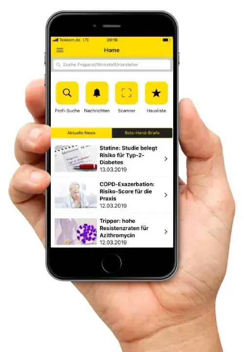Gelbe Liste Pharmindex App