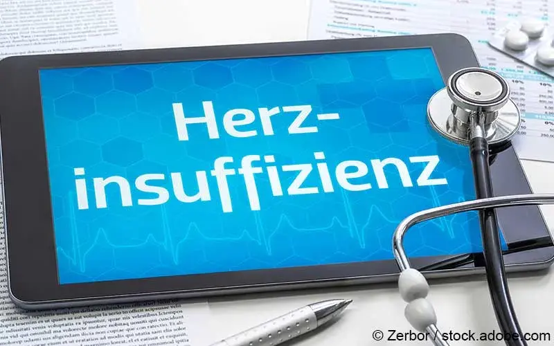 Herzinsuffizienz Schriftzug