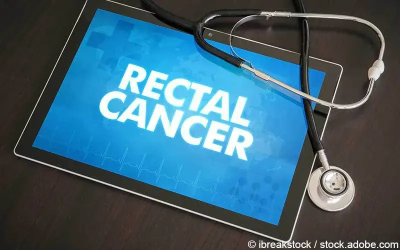 Rektumkarzinom Schriftzug