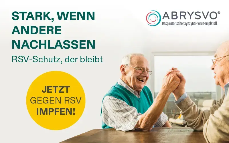Pfizer ABRYSVO Teaser im Gesundheitsmarkt