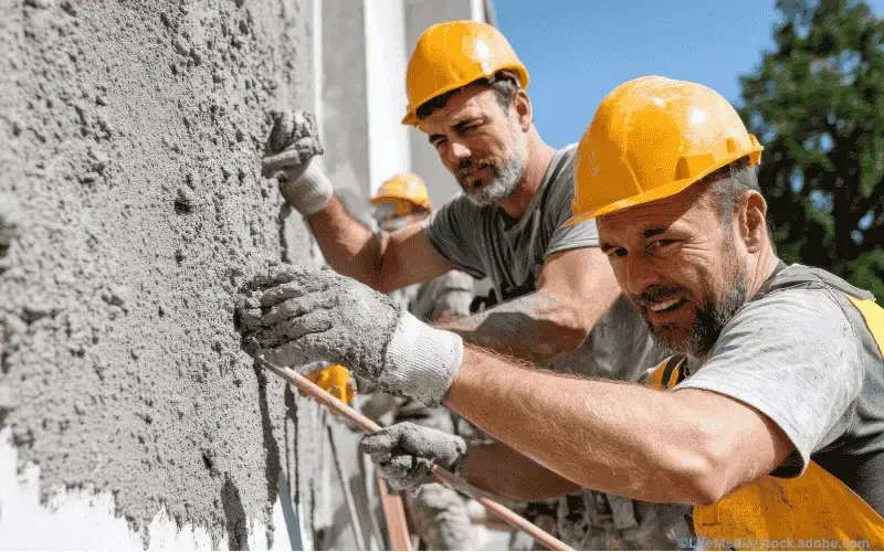 Bauarbeiter-Baustelle-Arbeitsschutz-Sonne