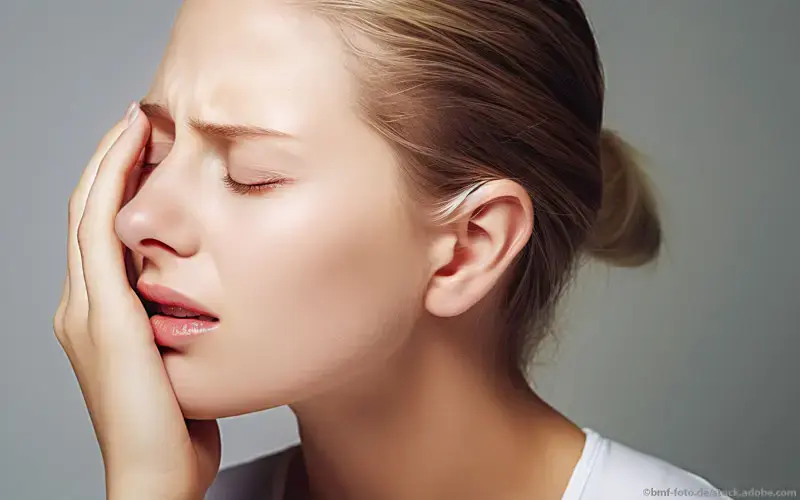 Gesicht Schmerz Frau