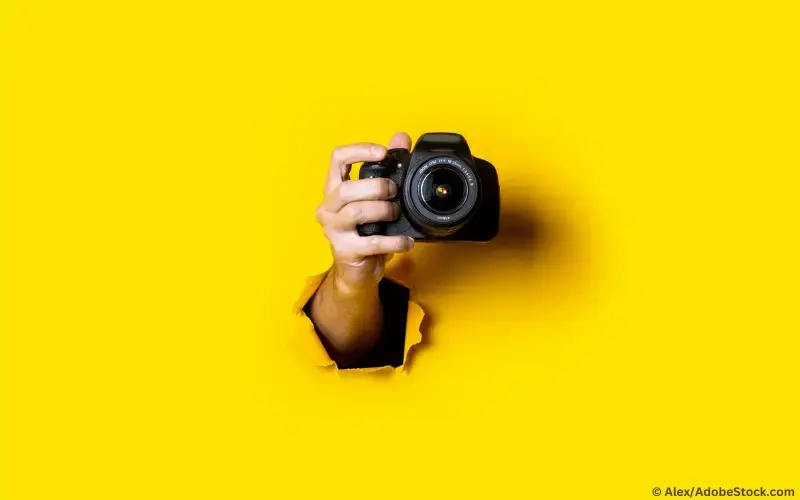 Kamera fotografieren