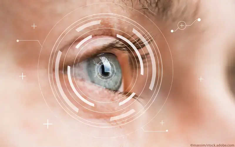 Auge-Fokus