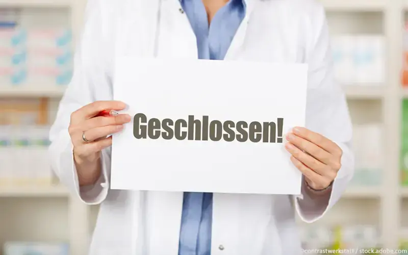 Apotheke geschlossen