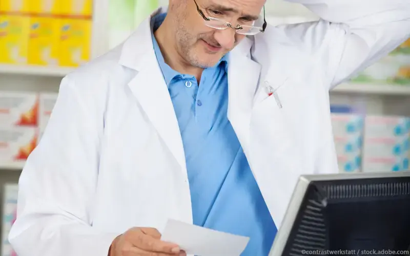 Apotheker verzweifelt