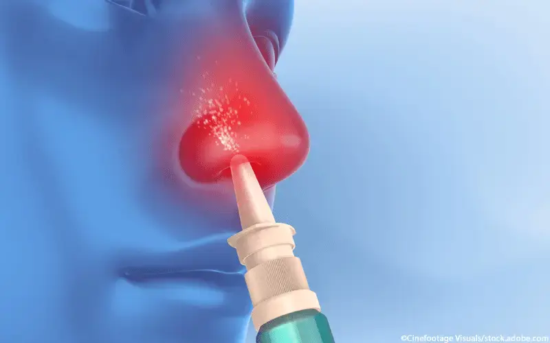 Nasenspray schematisch