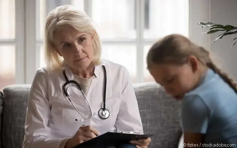 Kind beim Psychiater 