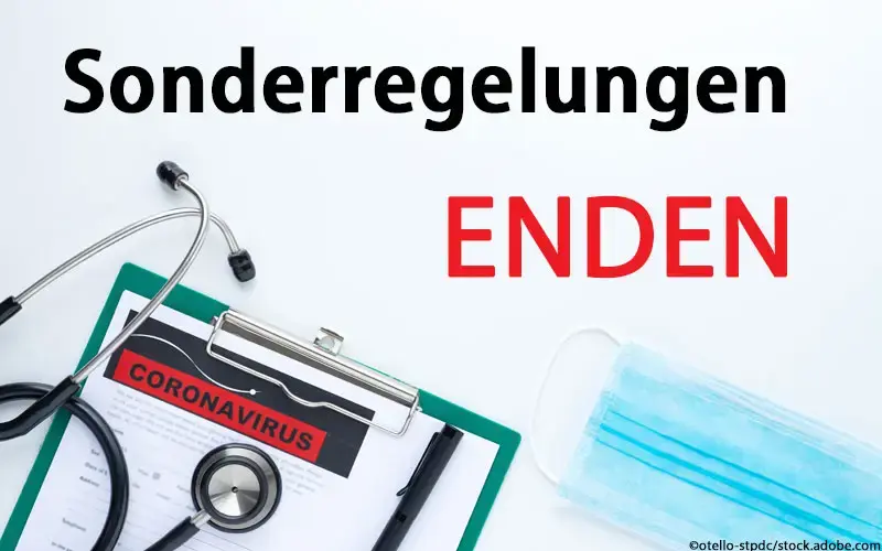 Sonderregelungen enden