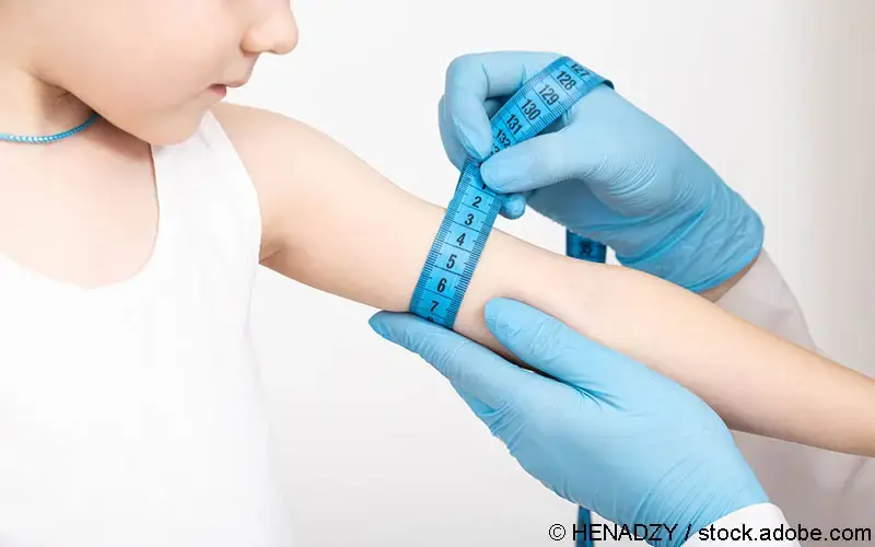 Kind Untersuchung Bodymass