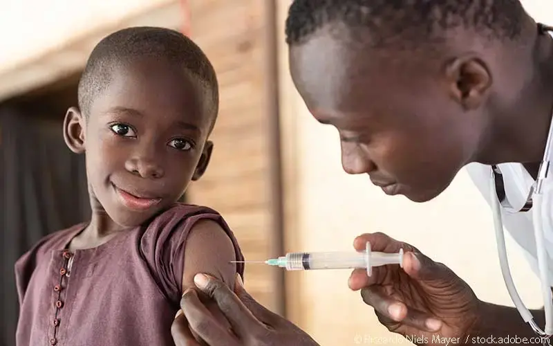 Impfung Junge Afrika