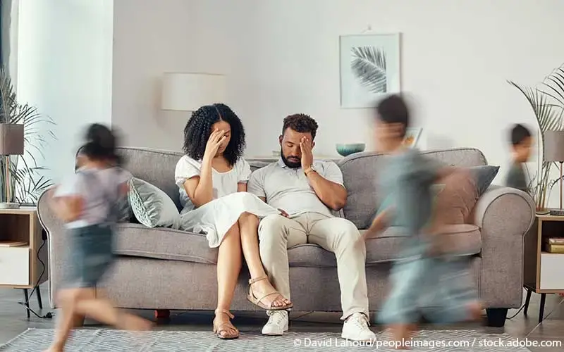 Depressive Eltern mit Kindern