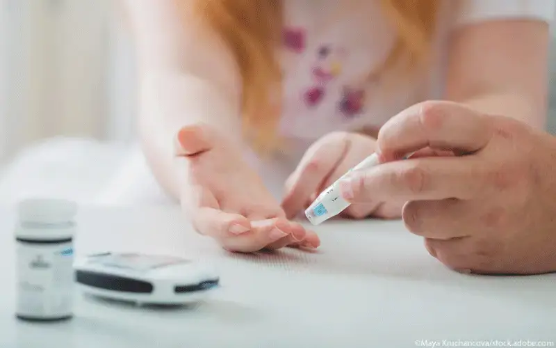 Diabetes Zuckermessung Kind
