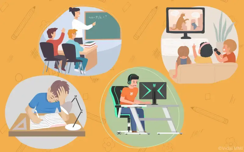 Sitzende Tätigkeiten Kinder