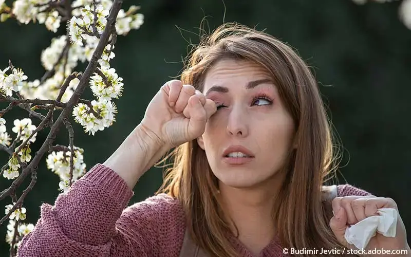 Allergische Rhinitis Augen