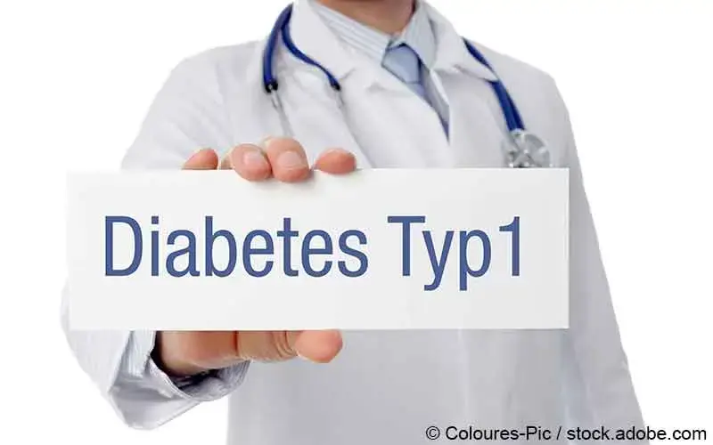 Diabetes Typ 1 - Schriftzug