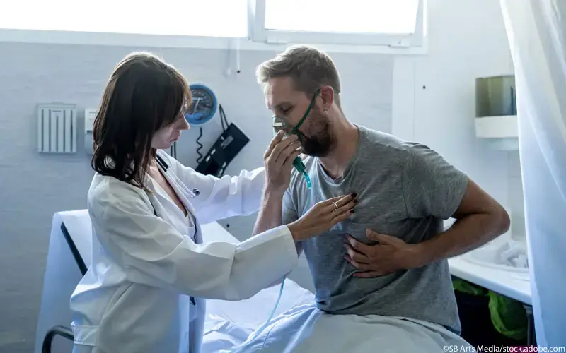 Lunge Sauerstoffbedarf NSCLC