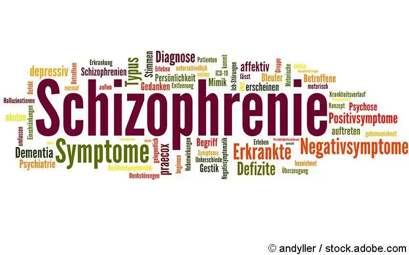 Schizophrenie Wortcloud