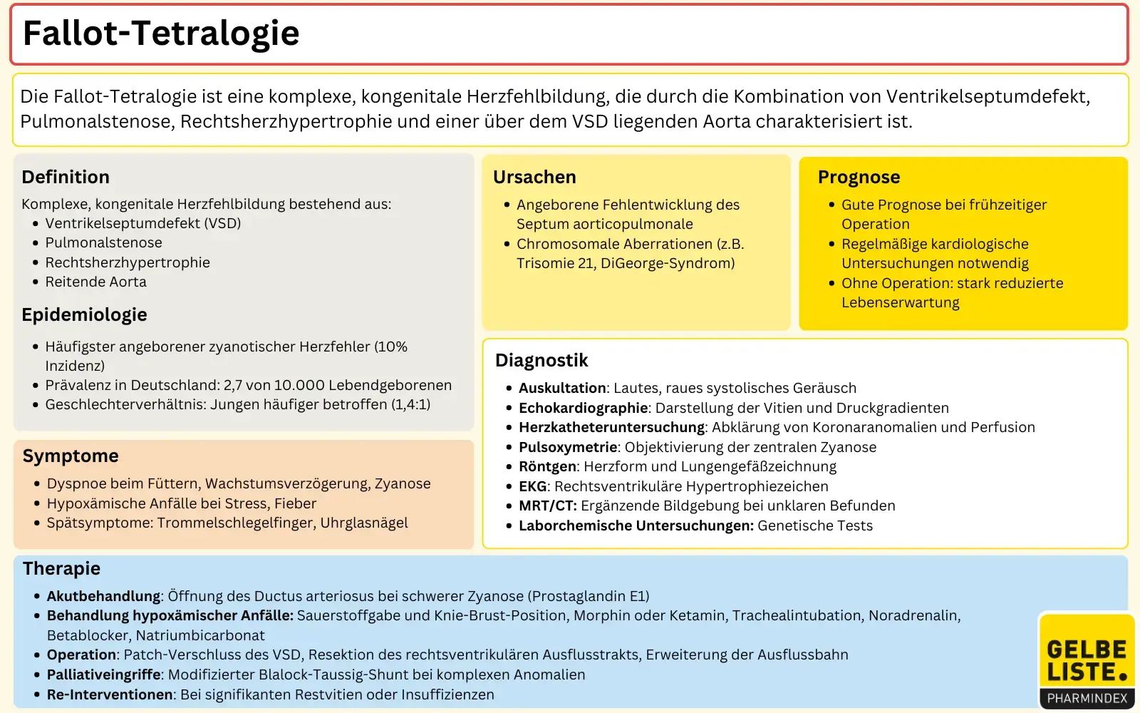 Fallot-Tetralogie kompakt