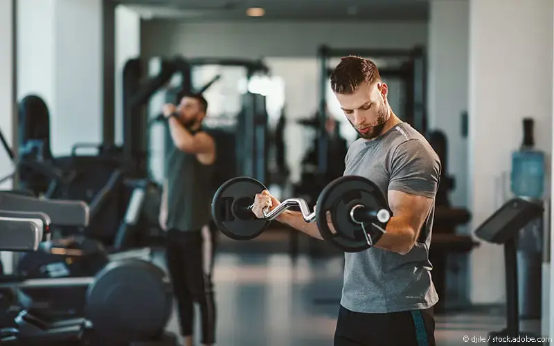Fitnesstraining Mann