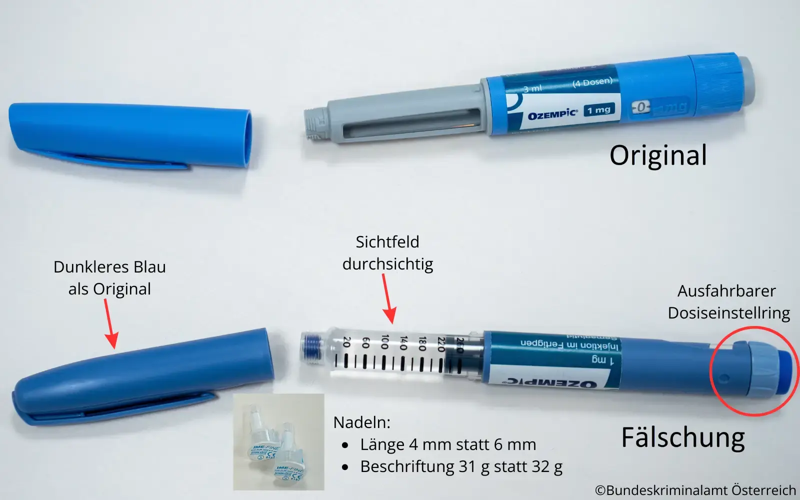 Ozempic Fälschung 2023_2