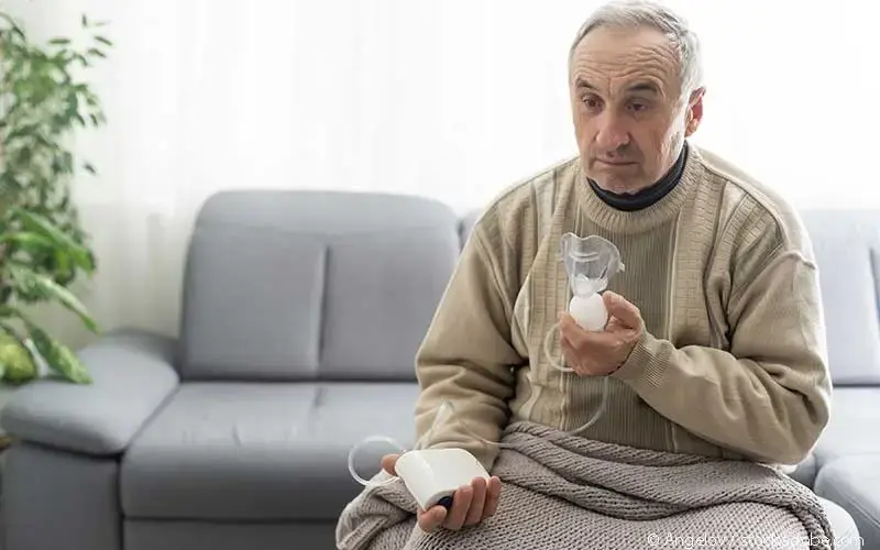 COPD Patient Sauerstofftherapie