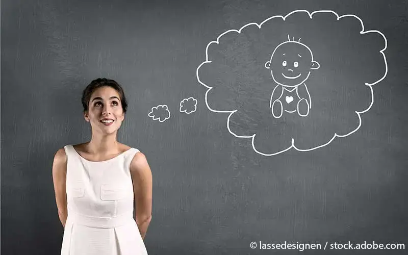 Frau mit Kinderwunsch