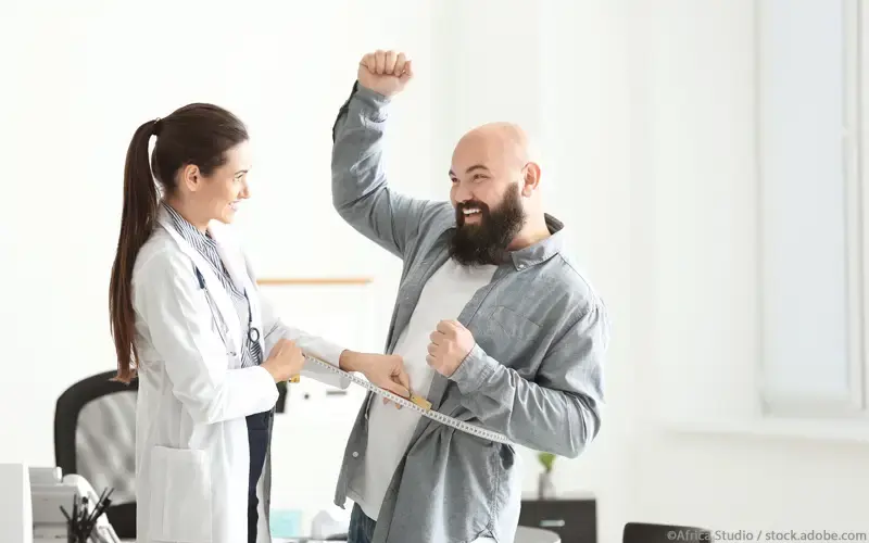 Gewichtsverlust Mann