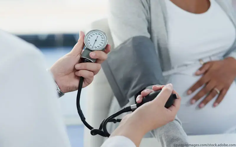 Schwangere Blutdruckmessung