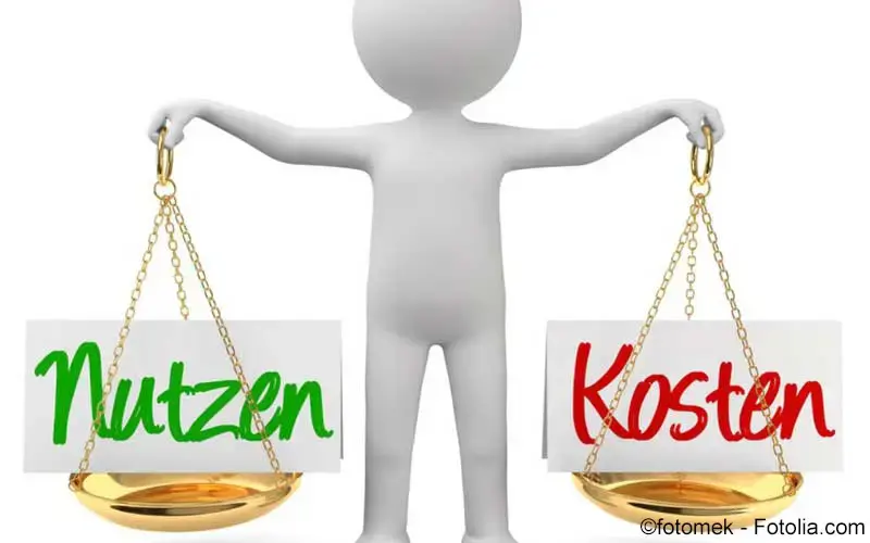 Kosten-Nutzen-Waage