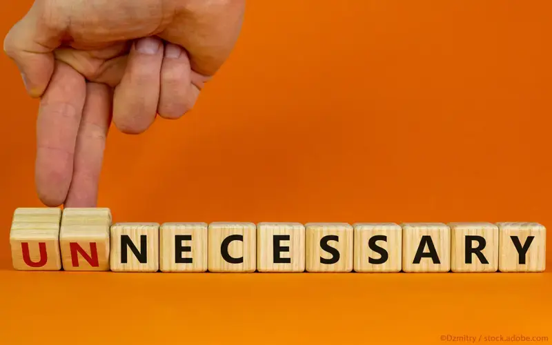 (un)nötig
