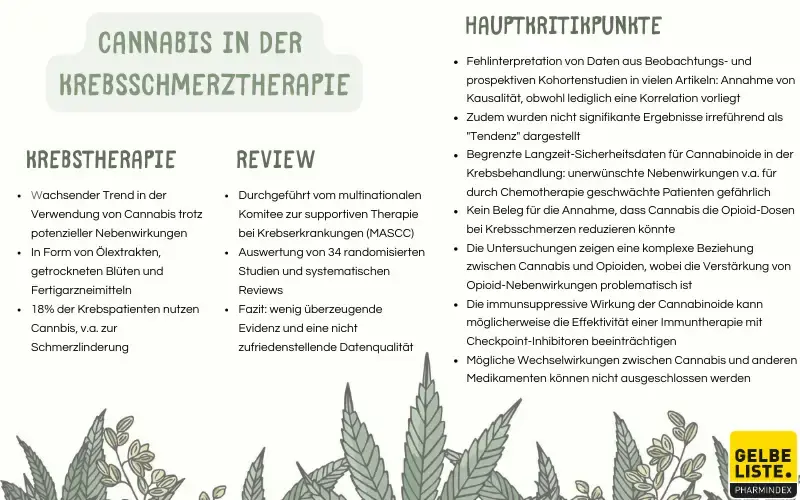 Cannabis Krebsschmerztherapie