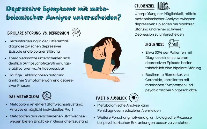 Depressive Symptome mit metabolomischer Analyse unterscheiden? 