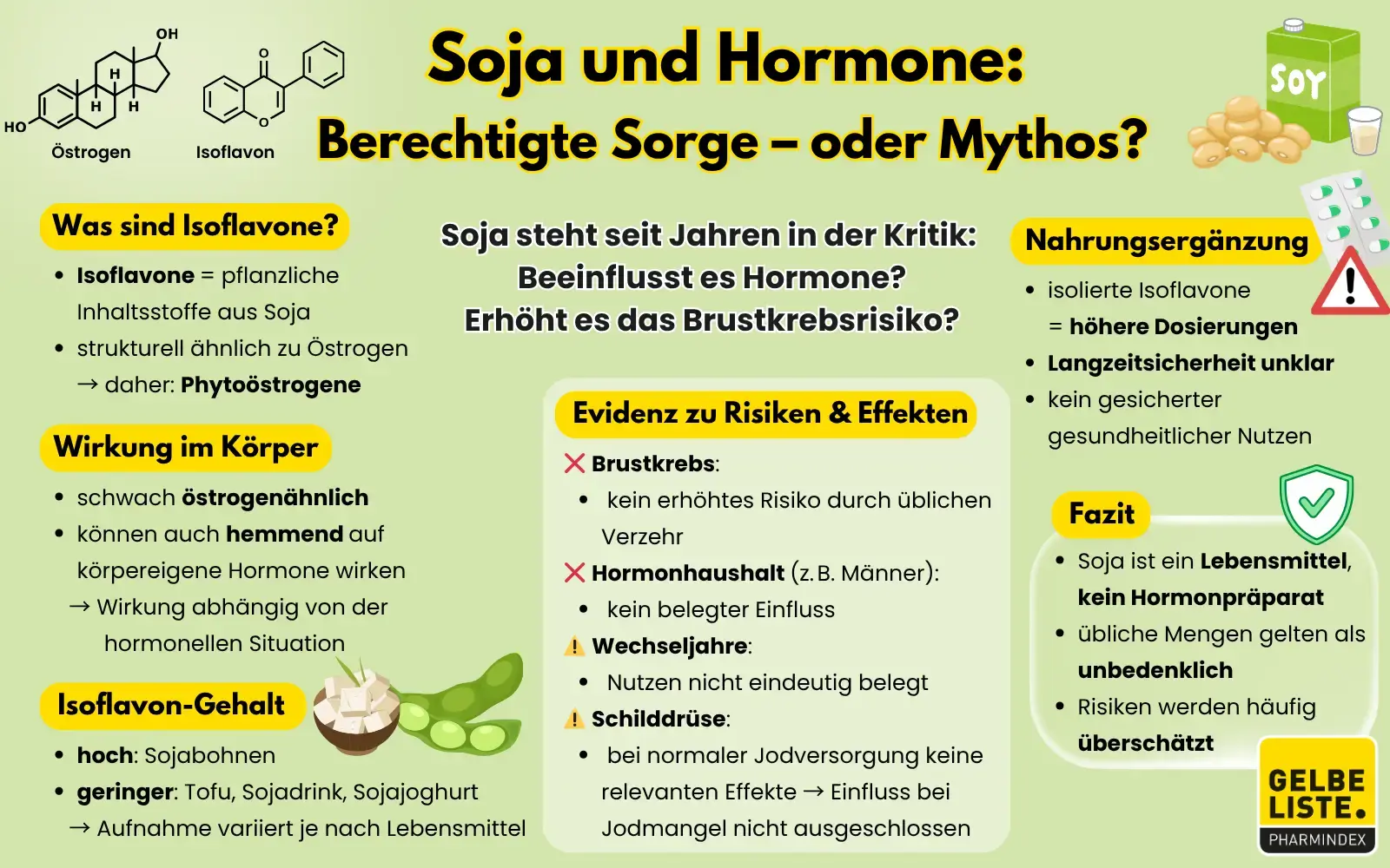 Isoflavone und Soja