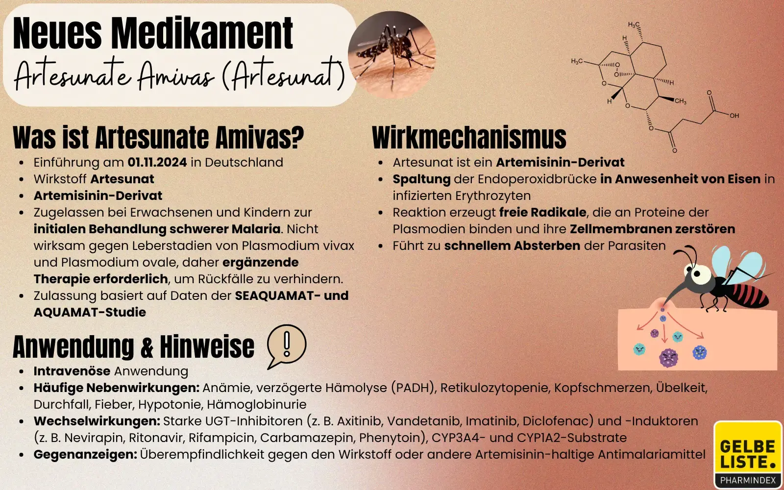 Neueinführung Artesunate Amivas