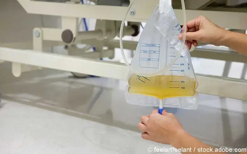 Patient Urinbeutel Bett