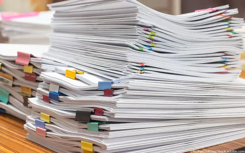 Dokumentenstapel